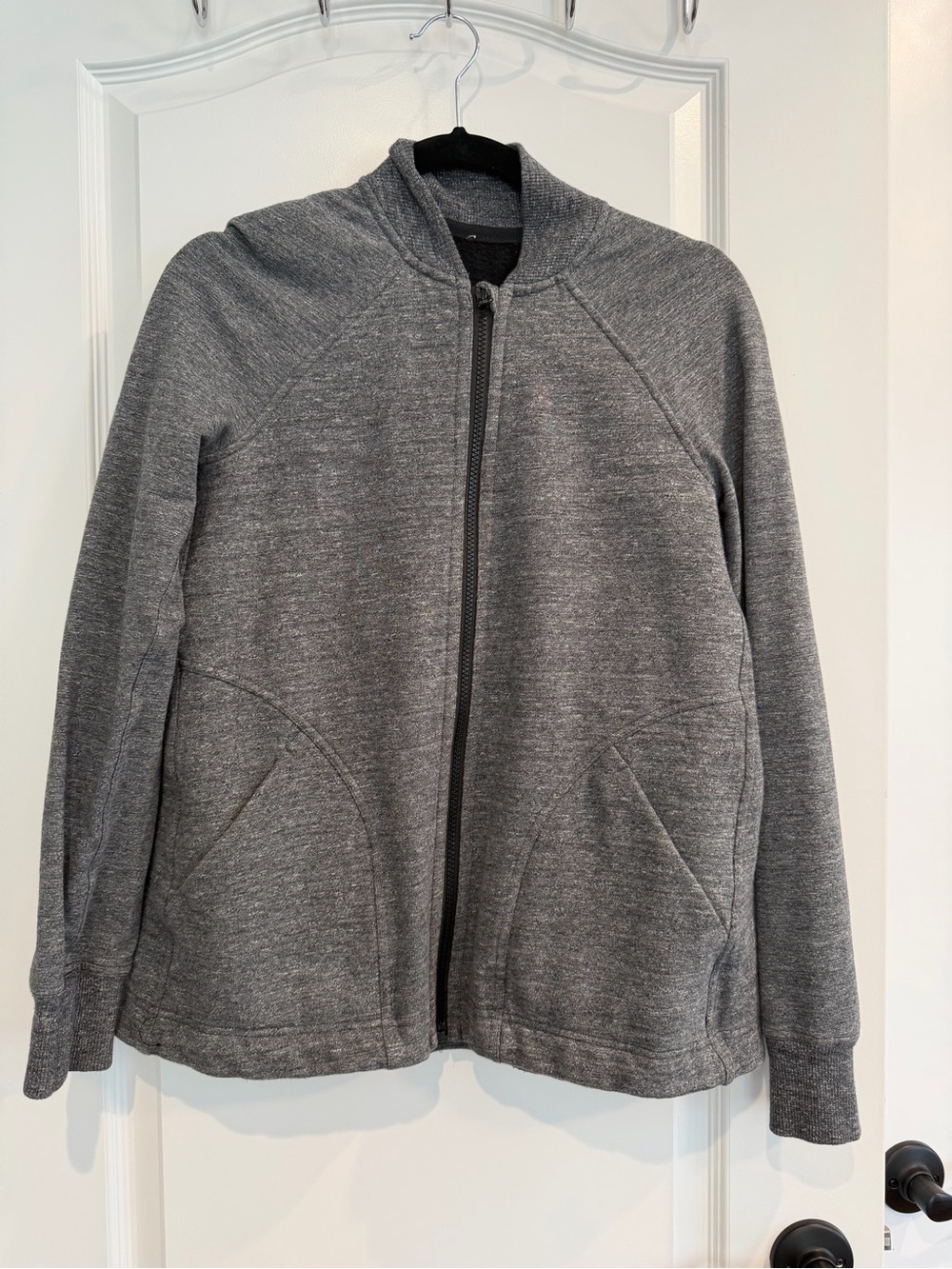 lululemon athletica Women's Heather Gray Zip-Up Jacket